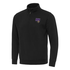 Minnesota Vikings Antigua Men's Victory Quarter-Zip Sweatshirt - Black - NFL