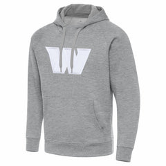 Washington Commanders Antigua Victory Pullover Hoodie - Heather Gray - NFL