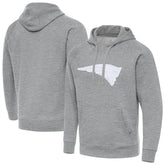 New England Patriots Antigua Victory Pullover Hoodie - Heather Gray - NFL
