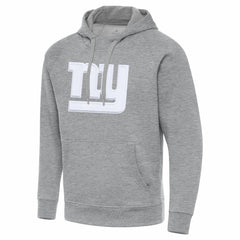 New York Giants Antigua Victory Pullover Hoodie - Heather Gray - NFL