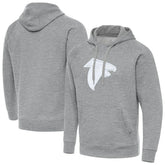 Atlanta Falcons Antigua Victory Pullover Hoodie - Heather Gray - NFL