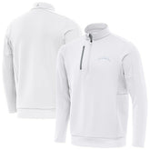 Los Angeles Chargers Antigua Generation Quarter-Zip Jacket - White - NFL