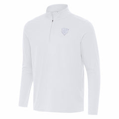 Chicago Bears Antigua Intent Quarter-Zip Jacket - White - NFL