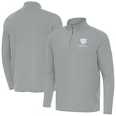 Chicago Bears Men's Antigua Intent Quarter-Zip Jacket - Gray - NFL