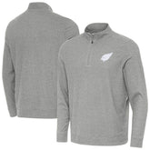 Arizona Cardinals Antigua Subtle Quarter-Zip Jacket - Heather Gray - NFL