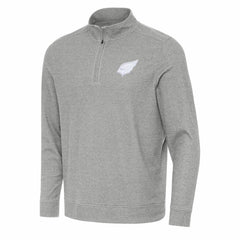 Arizona Cardinals Antigua Subtle Quarter-Zip Jacket - Heather Gray - NFL