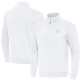 Dallas Cowboys Antigua Victory Quarter-Zip Top - White - NFL