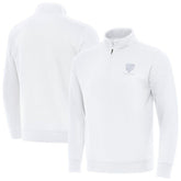Chicago Bears Antigua Victory Quarter-Zip Top - White - NFL