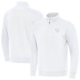 Jacksonville Jaguars Antigua Victory Quarter-Zip Top - White - NFL