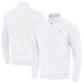 New Orleans Saints Antigua Victory Quarter-Zip Top - White - NFL