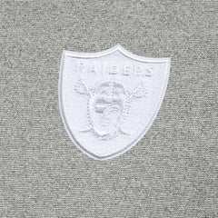 Las Vegas Raiders Antigua Subtle Quarter-Zip Top - Heather Gray - NFL