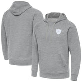 Las Vegas Raiders Antigua Victory Pullover Hoodie - Heather Gray - NFL