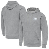 New York Giants Antigua Victory Pullover Hoodie - Heather Gray - NFL