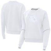 Arizona Cardinals Antigua Women's Victory Pullover Sweatshirt - White - NFL