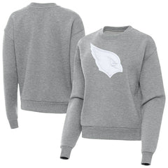 Arizona Cardinals Antigua Women's Victory Pullover Sweatshirt - Heather Gray - NFL