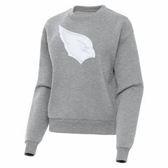Arizona Cardinals Antigua Women's Victory Pullover Sweatshirt - Heather Gray - NFL