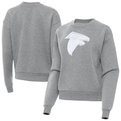 Atlanta Falcons Antigua Women's Victory Pullover Sweatshirt - Heather Gray - NFL