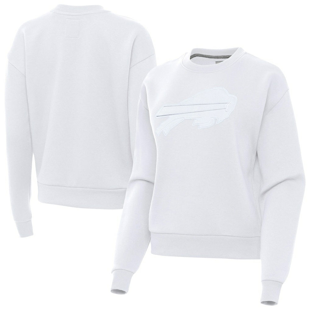 Buffalo Bills Antigua Women's Victory Pullover Sweatshirt - White - NFL