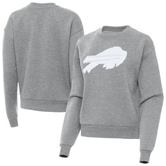 Buffalo Bills Antigua Women's Victory Pullover Sweatshirt - Heather Gray - NFL