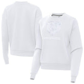 Chicago Bears Antigua Women's Victory Pullover Sweatshirt - White - NFL