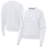 New York Giants Antigua Women's Victory Pullover Sweatshirt - White - NFL