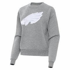 Philadelphia Eagles Antigua Women's Victory Pullover Sweatshirt - Heather Gray - NFL