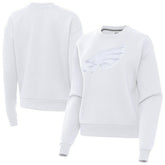 Philadelphia Eagles Antigua Women's Victory Pullover Sweatshirt - White - NFL
