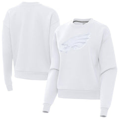 Philadelphia Eagles Antigua Women's Victory Pullover Sweatshirt - White - NFL