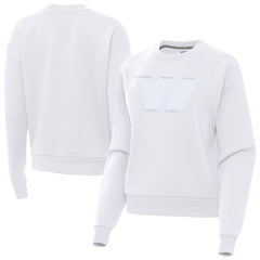 Washington Commanders Antigua Women's Victory Pullover Sweatshirt - White - NFL