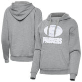 Green Bay Packers Antigua Women's Victory Pullover Hoodie - Heather Gray - NFL