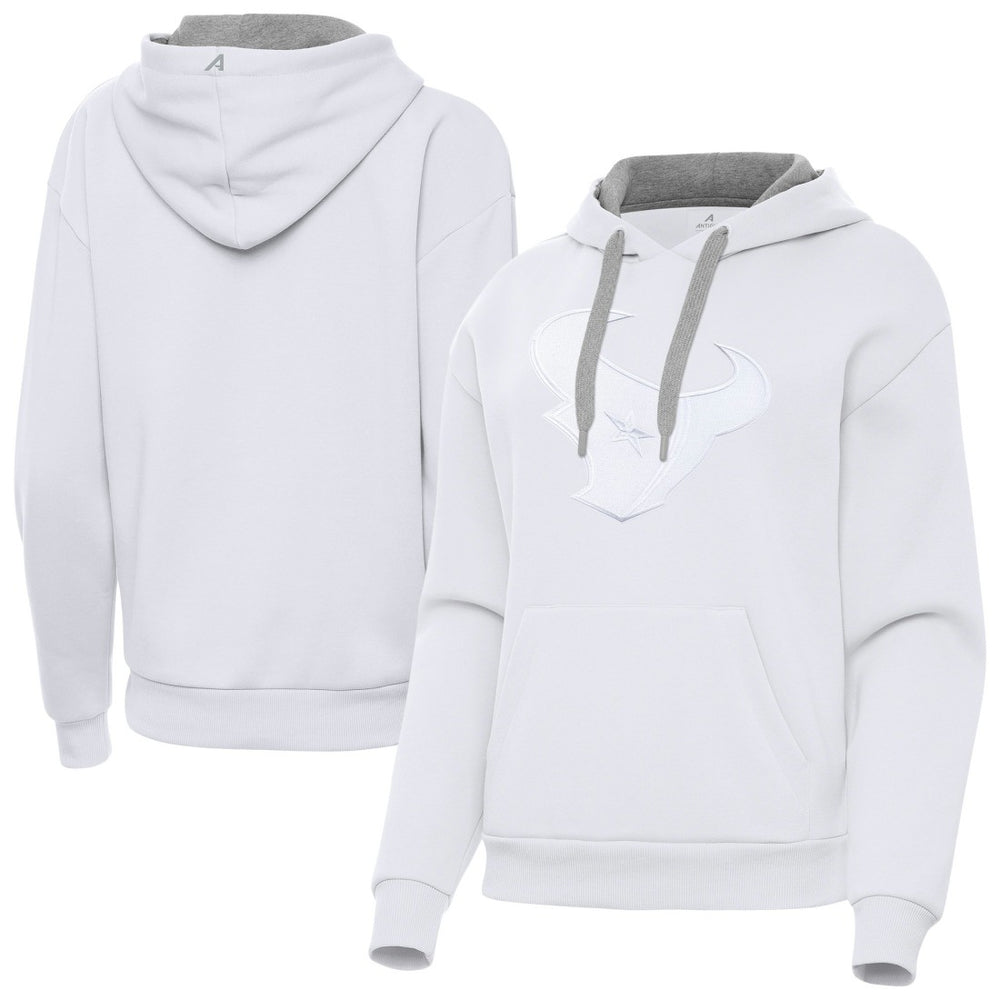 Houston Texans Antigua Women's Victory Pullover Hoodie - White - NFL