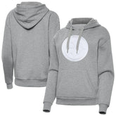 Pittsburgh Steelers Antigua Women's Victory Pullover Hoodie - Heather Gray - NFL