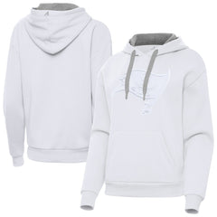 Tampa Bay Buccaneers Antigua Women's Victory Pullover Hoodie - White - NFL