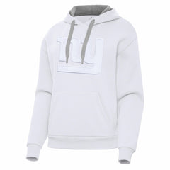 New York Giants Antigua Women's Victory Pullover Hoodie - White - NFL