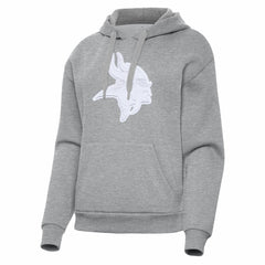 Minnesota Vikings Antigua Women's Victory Pullover Hoodie - Heather Gray - NFL