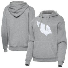 Arizona Cardinals Antigua Women's Victory Pullover Hoodie - Heather Gray - NFL