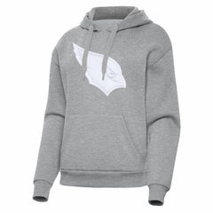 Arizona Cardinals Antigua Women's Victory Pullover Hoodie - Heather Gray - NFL