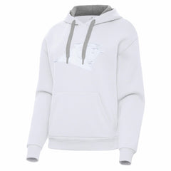 Carolina Panthers Antigua Women's Victory Pullover Hoodie - White - NFL