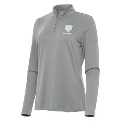 Chicago Bears Antigua Women's Reprocess Quarter-Zip Top - Gray - NFL