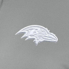 Baltimore Ravens Antigua Women's Reprocess Quarter-Zip Top - Gray - NFL