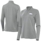 Seattle Seahawks Antigua Women's Reprocess Quarter-Zip Top - Gray - NFL