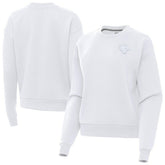 Jacksonville Jaguars Antigua Women's Victory Crew Pullover Sweatshirt - White - NFL