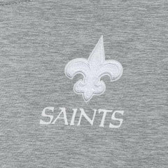 New Orleans Saints Antigua Women's Victory Crew Pullover Sweatshirt - Heather Gray - NFL