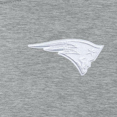 New England Patriots Antigua Women's Victory Crew Pullover Sweatshirt - Heather Gray - NFL
