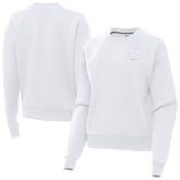 Pittsburgh Steelers Antigua Women's Victory Crew Pullover Sweatshirt - White - NFL