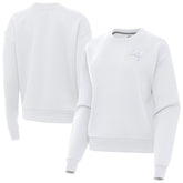 Tampa Bay Buccaneers Antigua Women's Victory Crew Pullover Sweatshirt - White - NFL