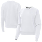 Washington Commanders Antigua Women's Victory Crew Pullover Sweatshirt - White - NFL