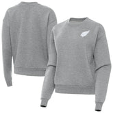 Arizona Cardinals Antigua Women's Victory Crew Pullover Sweatshirt - Heather Gray - NFL