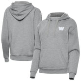 Washington Commanders Antigua Women's Victory Pullover Hoodie - Heather Gray - NFL