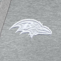 Baltimore Ravens Antigua Women's Victory Pullover Hoodie - Heather Gray - NFL